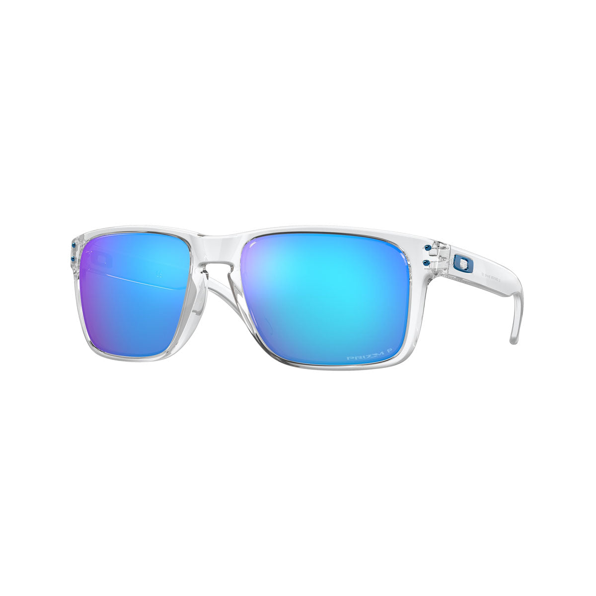 Oakley Holbrook XL Polarized Sunglasses - Polished Clear/PRIZM Sapphire Polarized