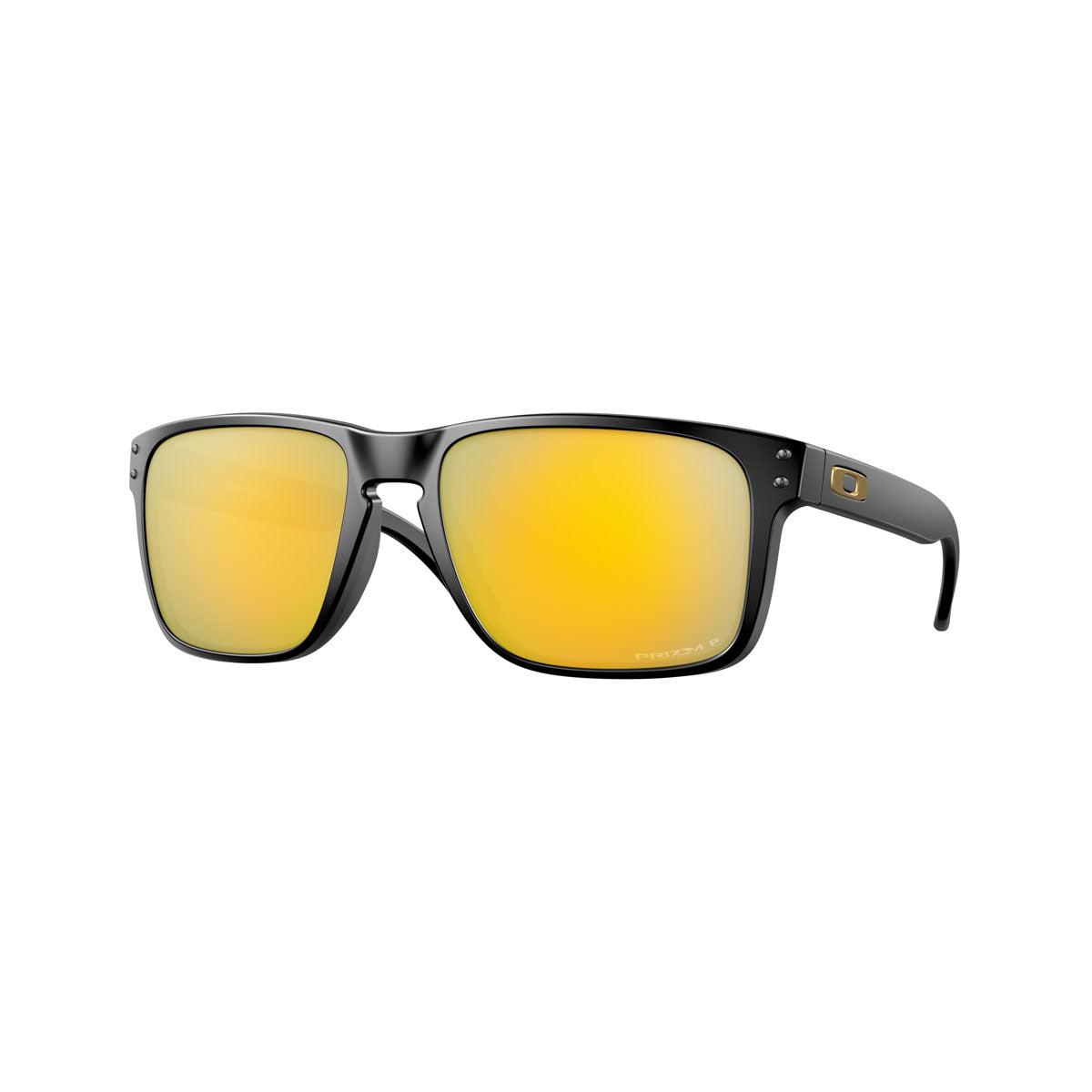 Oakley Holbrook XL Polarized Sunglasses - Matte Black/PRIZM 24k Polarized