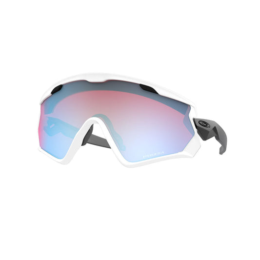 Oakley Wind Jacket 2.0 Sunglasses CLOSEOUT - Matte White/Prizm Snow Sapphire