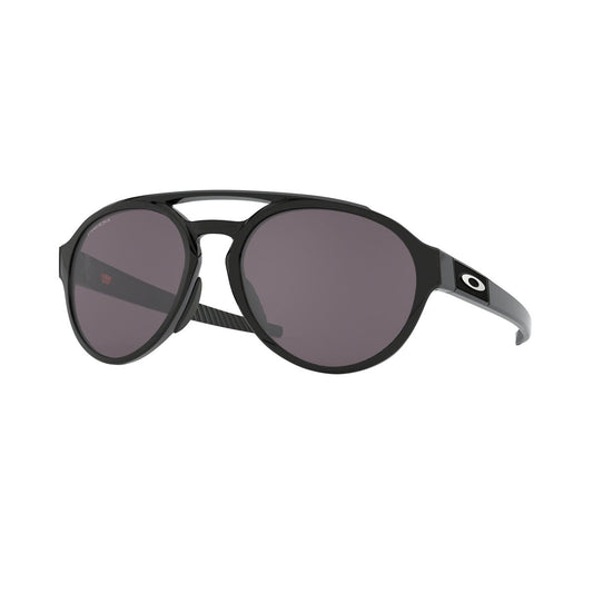 Oakley Forager Asian Fit / Low Bridge Fit Sunglasses CLOSEOUT - Polished Black/PRIZM Grey