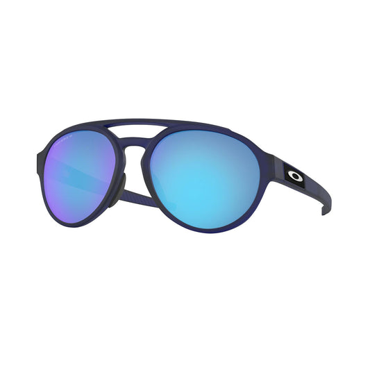 Oakley Forager Polarized Sunglasses CLOSEOUT - Matte Translucent Blue/PRIZM Sapphire Polarized