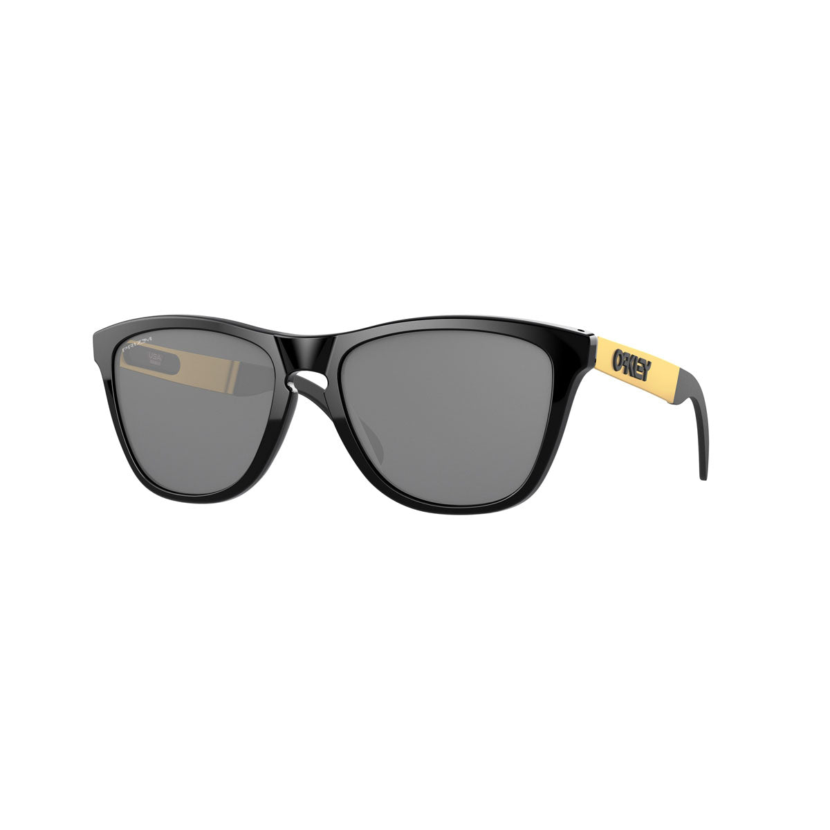 Oakley Frogskins Mix Sunglasses CLOSEOUT - Polished Black Gold / PRIZM Black