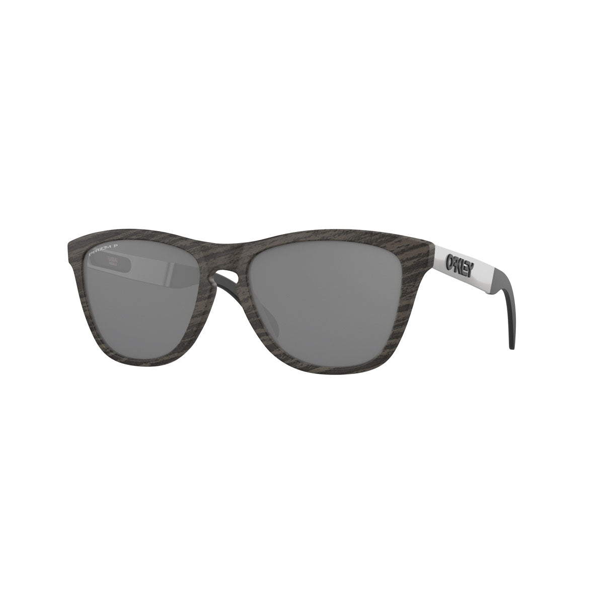 Oakley Frogskins Mix Polarized Sunglasses CLOSEOUT - Woodgrain / PRIZM Black Polarized