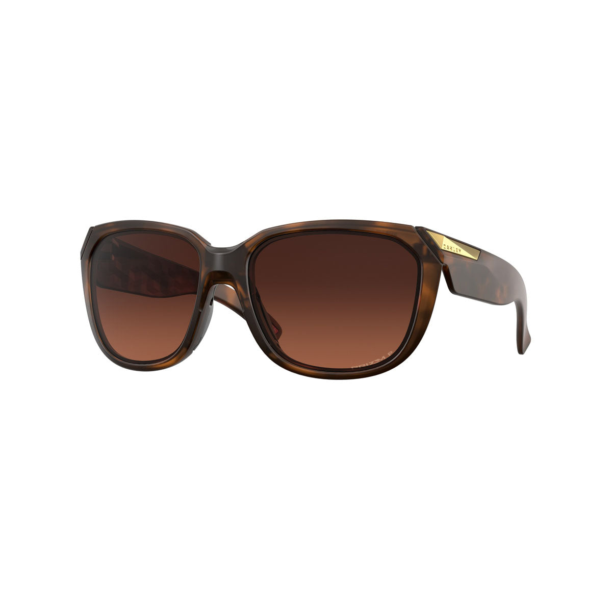 Oakley Womens Rev Up Polarized Sunglasses CLOSEOUT - Matte Brown Tortoise/PRIZM Brown Gradient