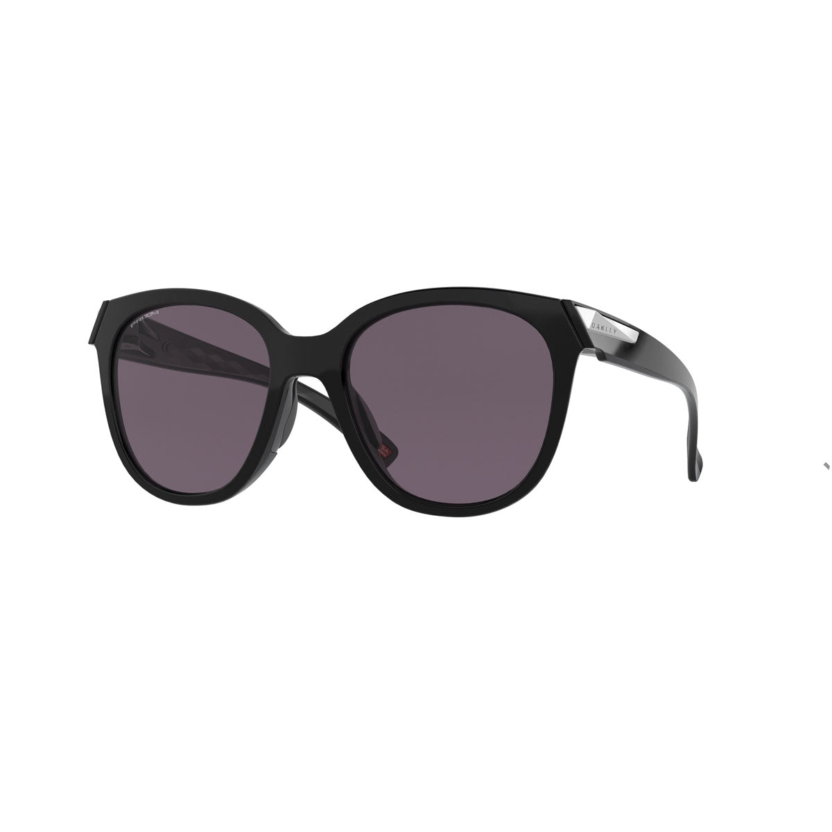 Oakley Womens Low Key Sunglasses - Polished Black/PRIZM Grey