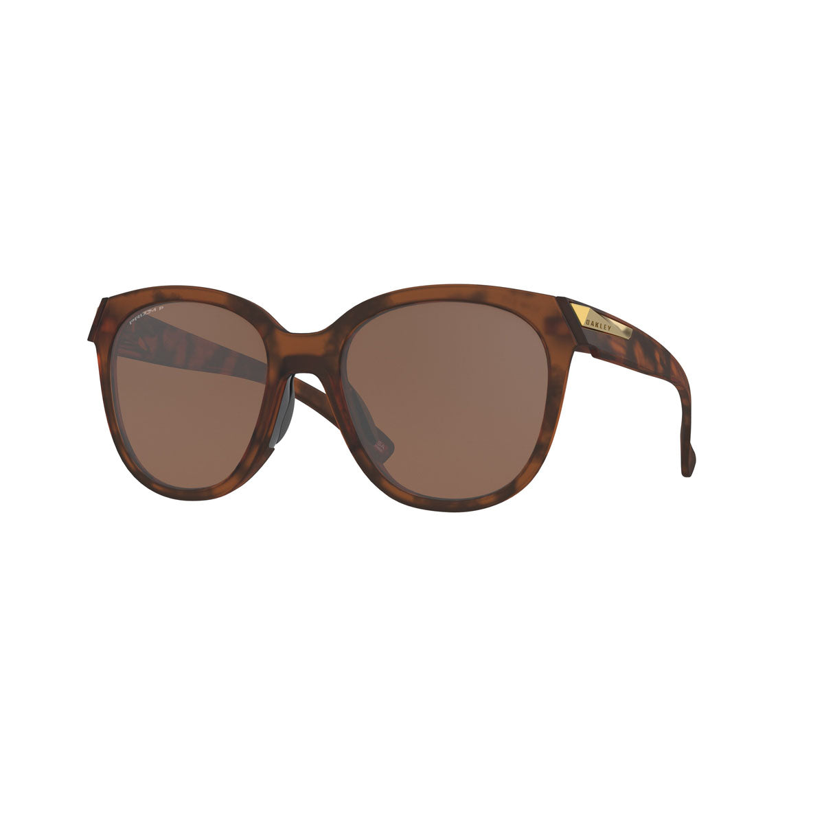 Oakley Womens Low Key Polarized Sunglasses CLOSEOUT - Matte Brown Tortoise/PRIZM Tungsten Polarized