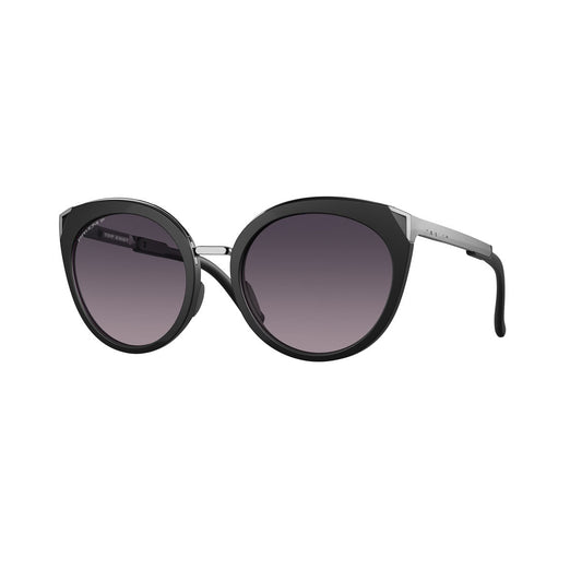 Oakley Womens Top Knot Sunglasses CLOSEOUT - Velvet Black/PRIZM Grey Grad