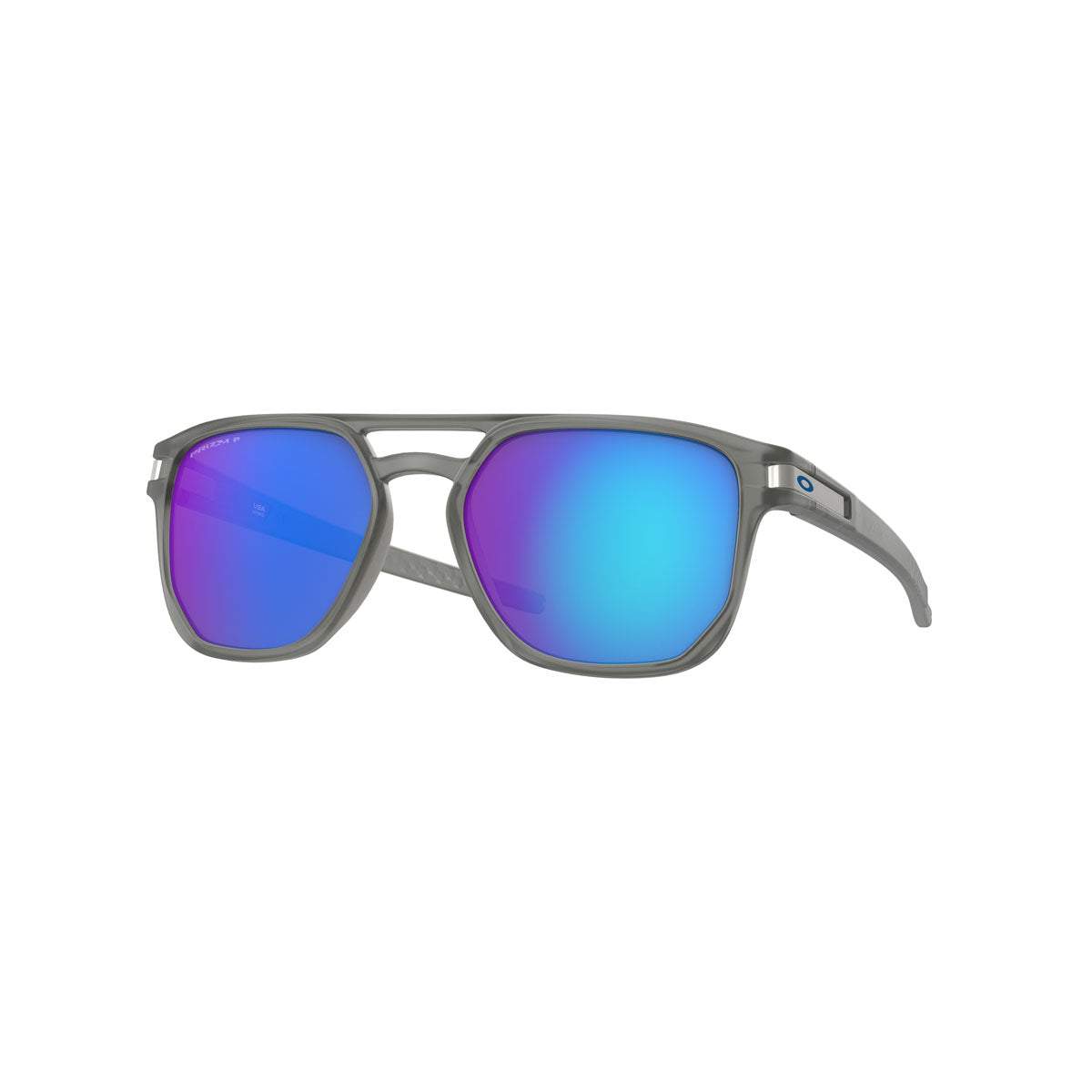 Oakley Latch Beta Polarized Sunglasses - Matte Grey Ink/PRIZM Sapphire Polarized