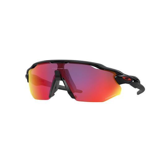 Oakley Radar EV Advancer Sunglasses CLOSEOUT - Polished Black/PRIZM Road