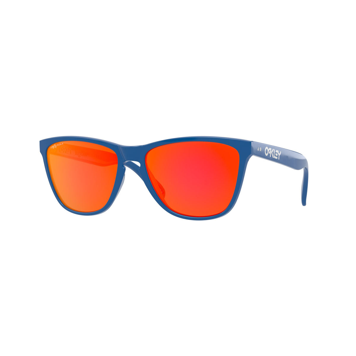 Oakley Frogskins Sunglasses CLOSEOUT - Primary Blue/PRIZM Ruby