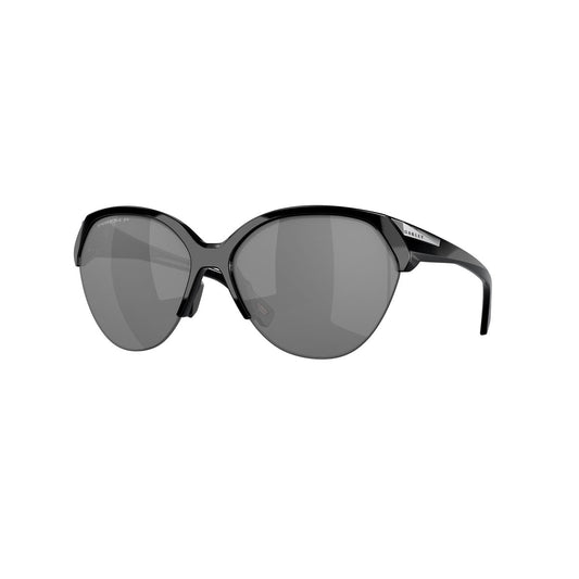 Oakley Womens Trailing Point Polarized Sunglasses CLOSEOUT - Polished Black/Prizm Black Polarized