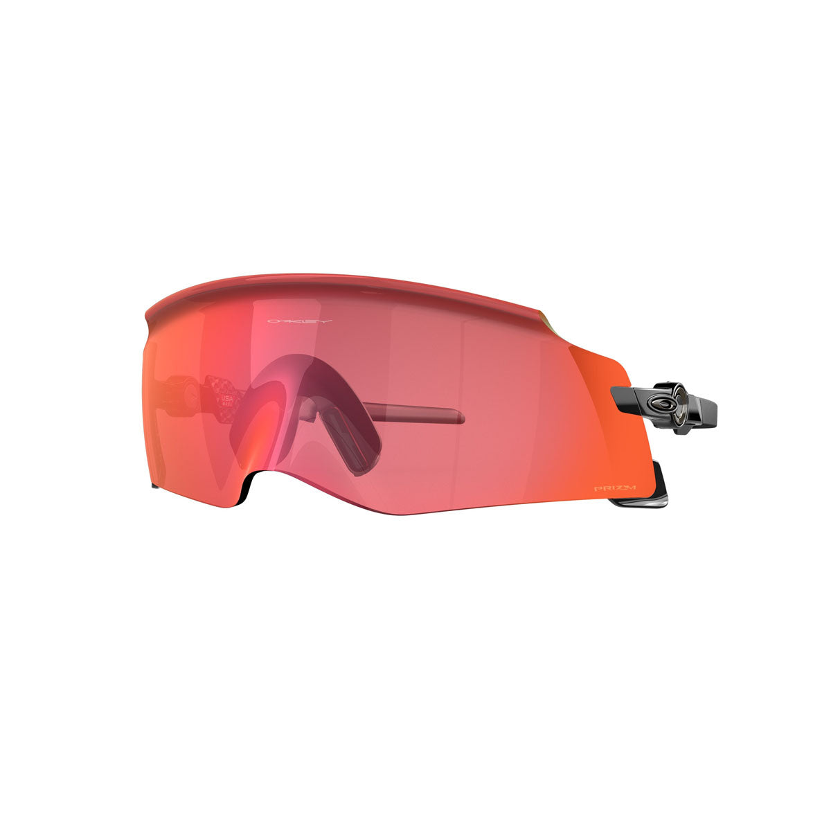 Oakley Kato Sunglasses - Polished Black/Steel/PRIZM Trail Torch