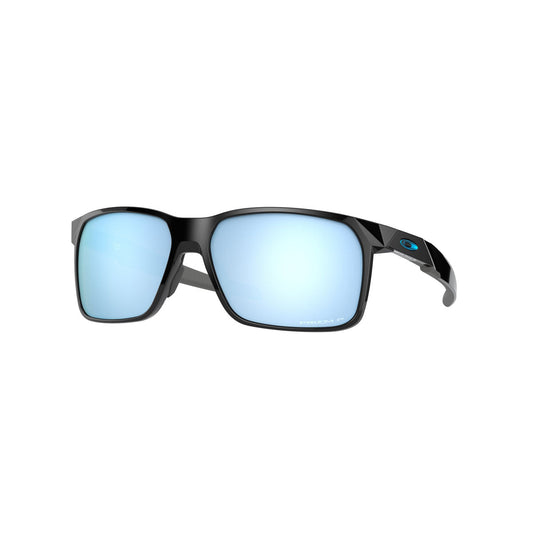 Oakley Portal X Polarized Sunglasses CLOSEOUT - Polished Black/PRIZM Deep Water Polarized