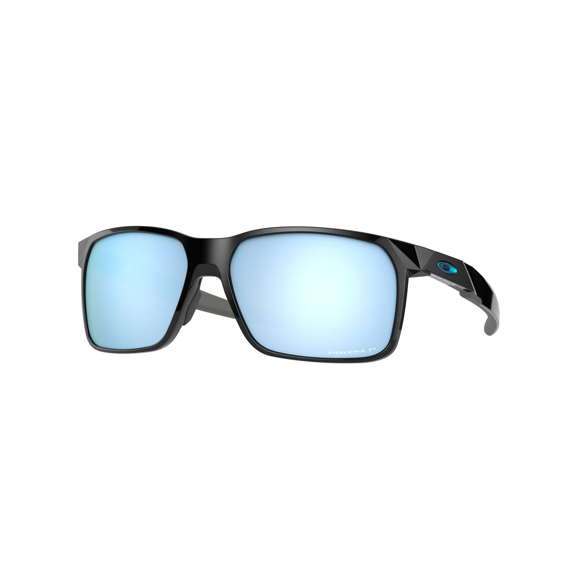 Oakley Portal X Polarized Sunglasses - Polished Black/PRIZM Deep Water Polarized