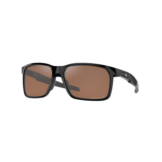 Oakley Portal X Polarized Sunglasses CLOSEOUT - Polished Black/PRIZM Tungsten