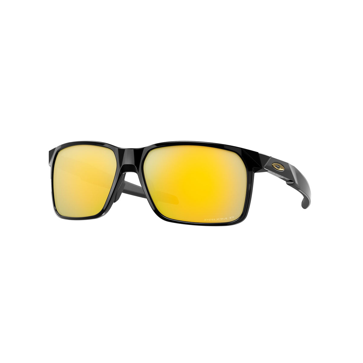 Oakley Portal X Polarized Sunglasses CLOSEOUT - Polished Black/PRIZM 24k Polarized