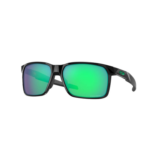 Oakley Portal X Sunglasses CLOSEOUT - Polished Black/PRIZM Jade