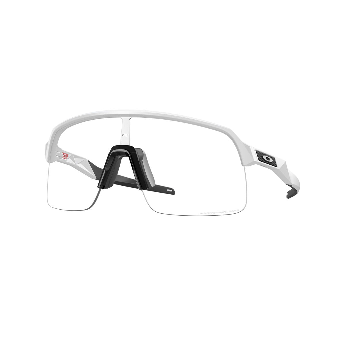 Oakley Sutro Lite Photochromatic Sunglasses - Matte White / Clear Photochromic