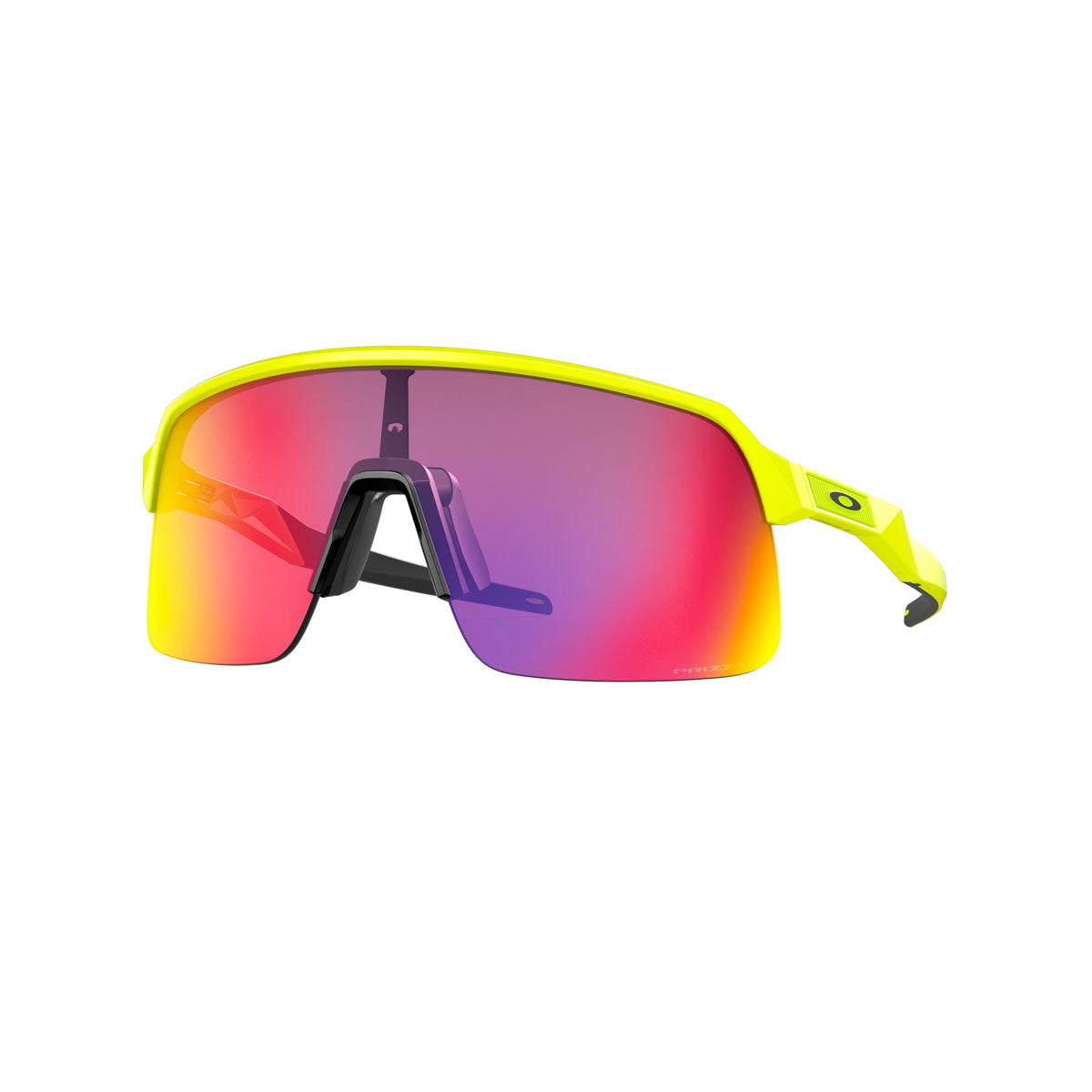 Oakley Asian Fit / Low Bridge Fit Sutro Lite Sunglasses CLOSEOUT - Neon Yellow/PRIZM Road