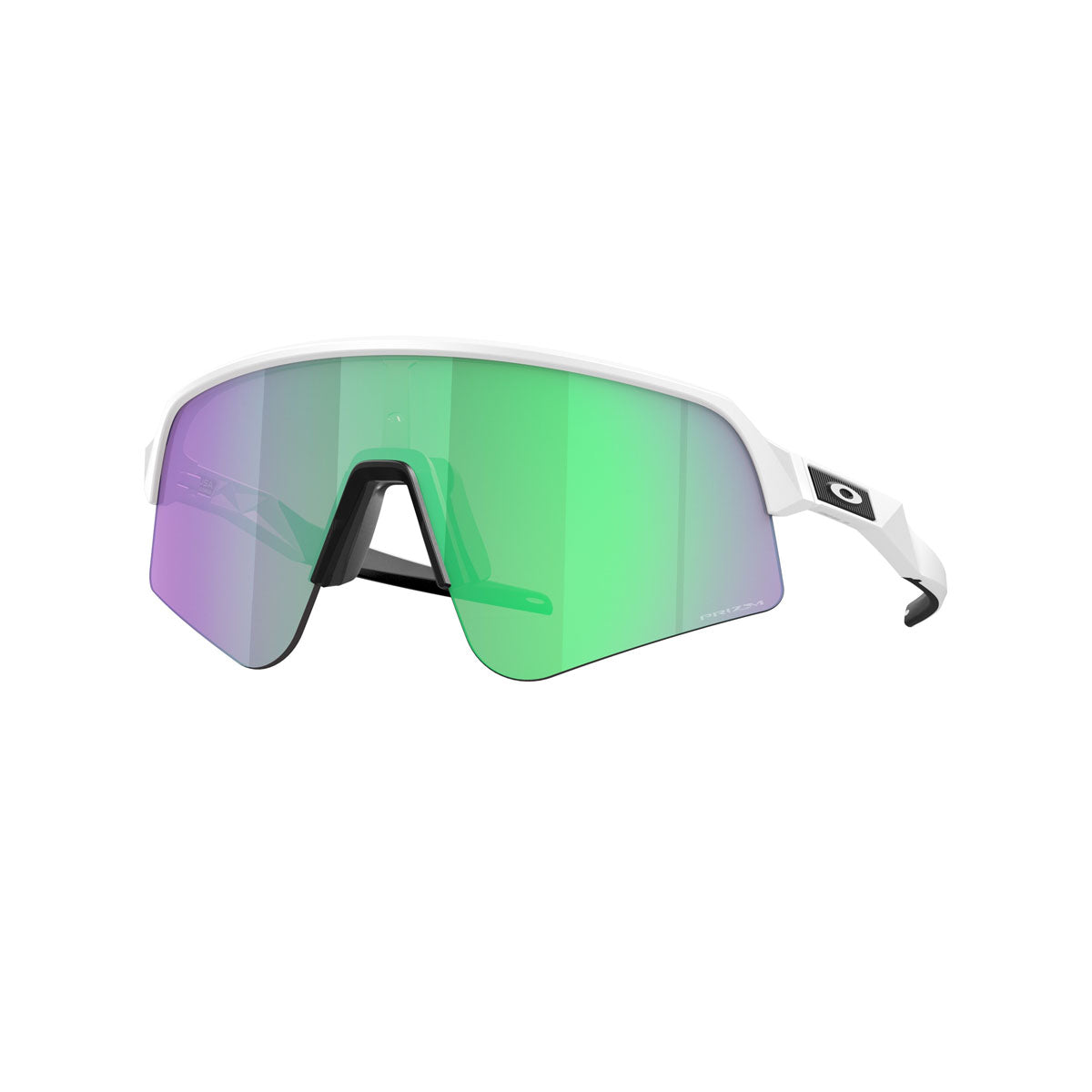 Oakley Sutro Lite Sweep Sunglasses - Matte White /PRIZM Road Jade