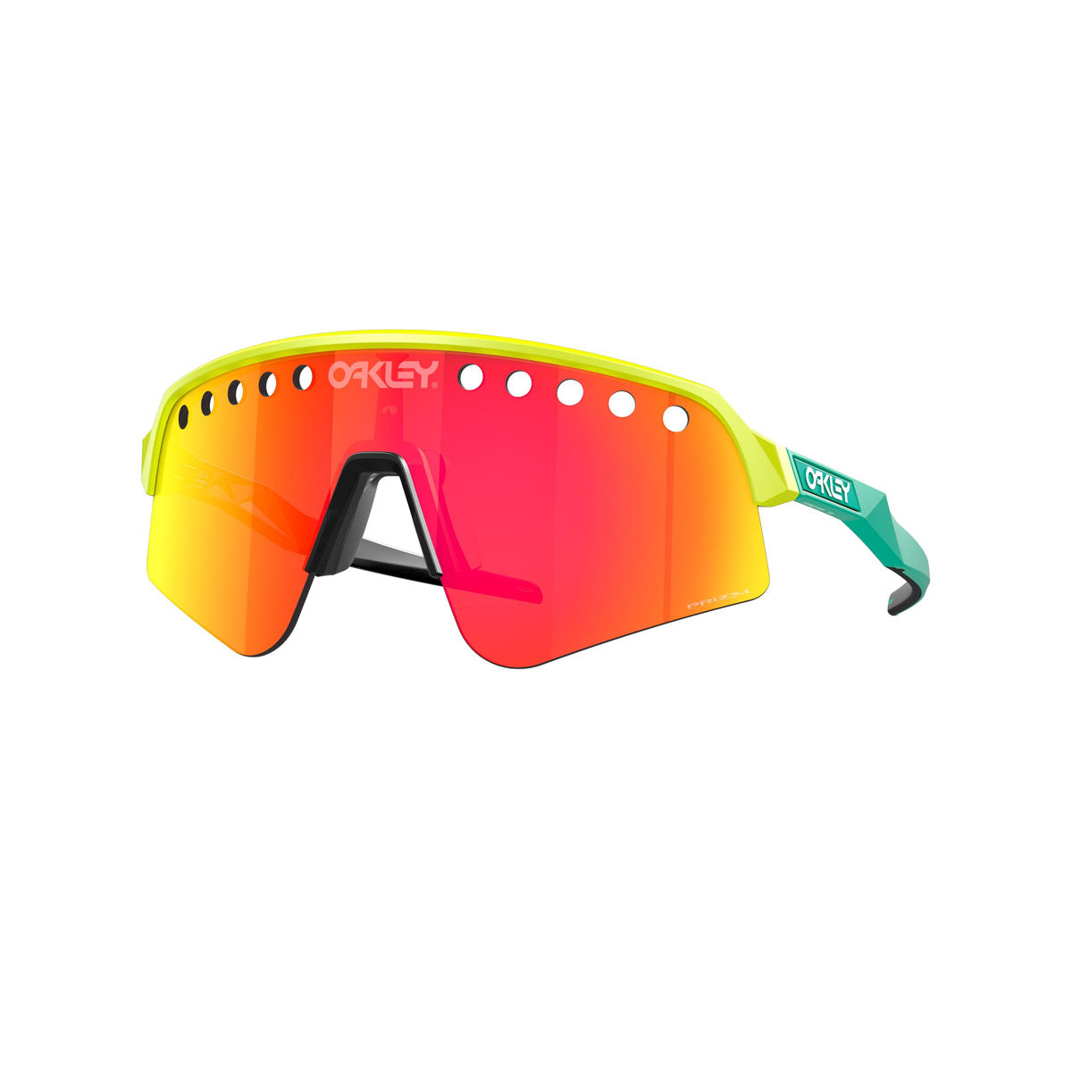 Oakley Sutro Lite Sweep Sunglasses - Tennis Ball Yellow/Celeste/PRIZM Ruby Vented