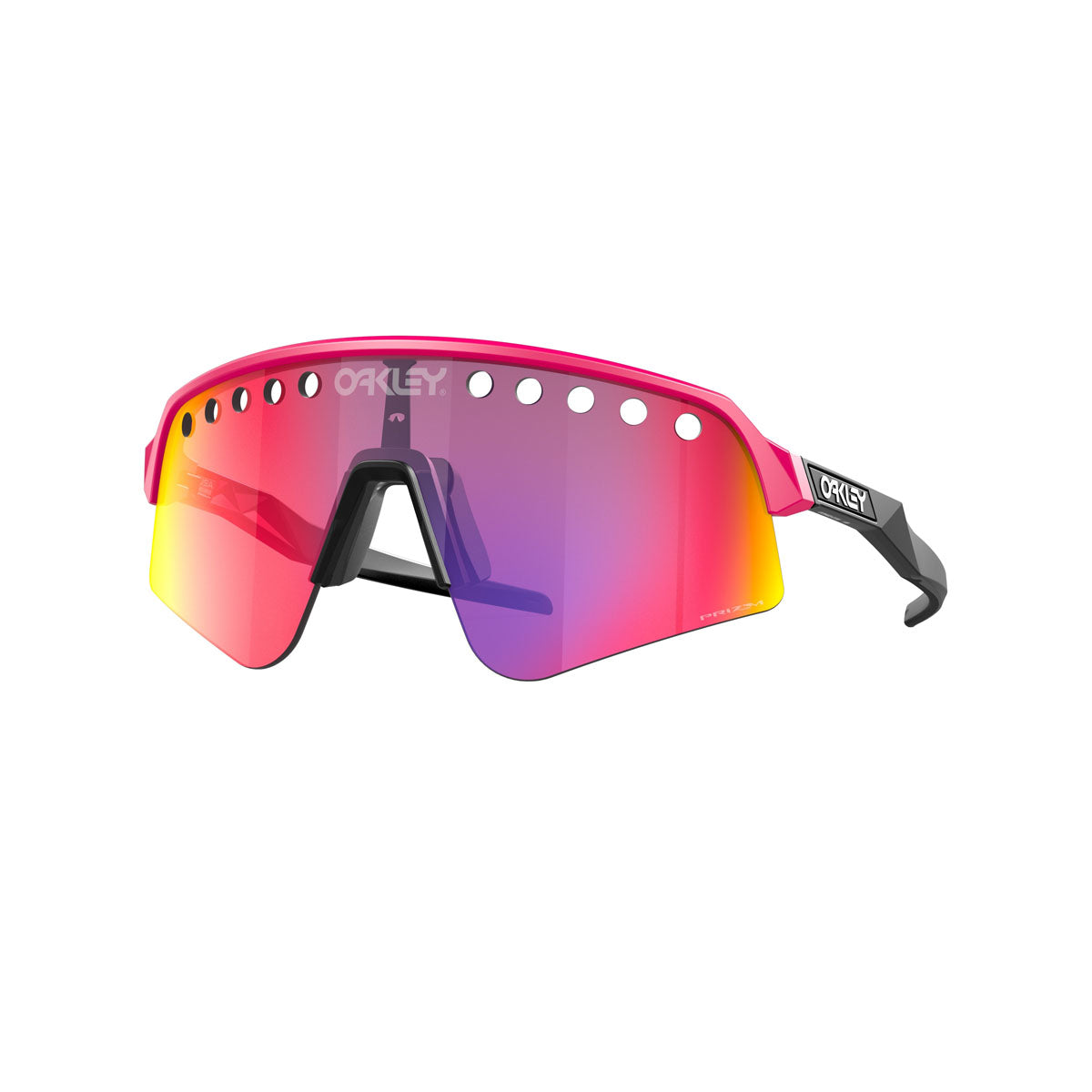 Oakley Sutro Lite Sweep Sunglasses - Matte Pink Black/PRIZM Road Vented