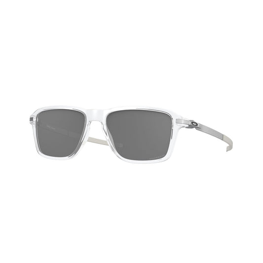 Oakley Wheelhouse Polarized Sunglasses - Polished Clear/PRIZM Black Polarized