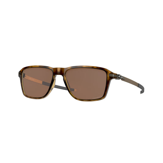 Oakley Wheelhouse Polarized Sunglasses CLOSEOUT - Polished Brown Tortoise/PRIZM Tungsten Polarized