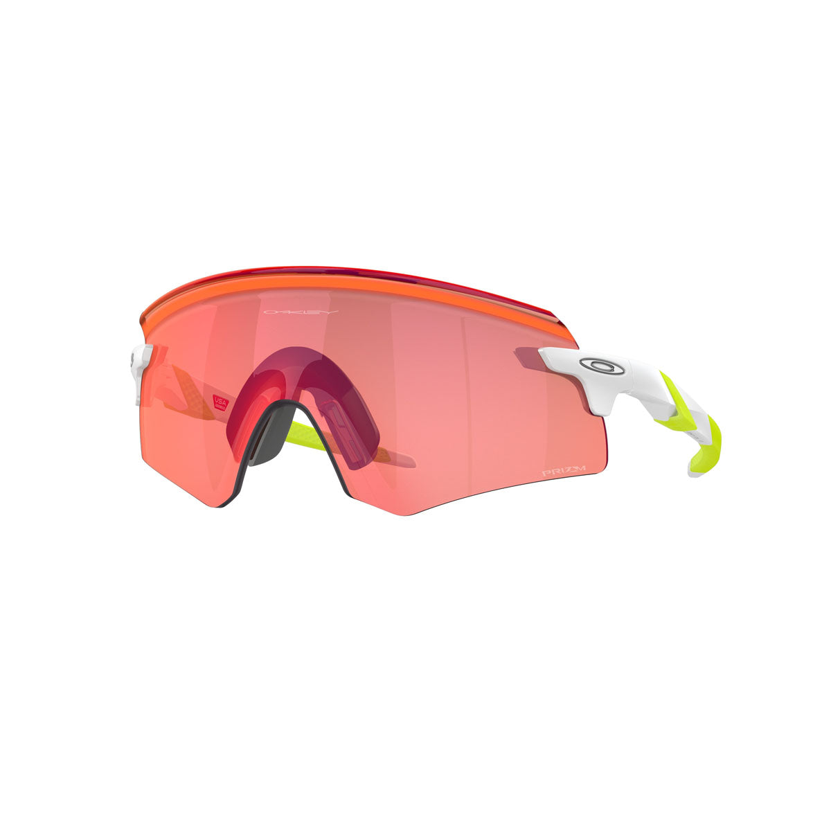 Oakley Encoder Sunglasses CLOSEOUT - Matte White/Prizm Field