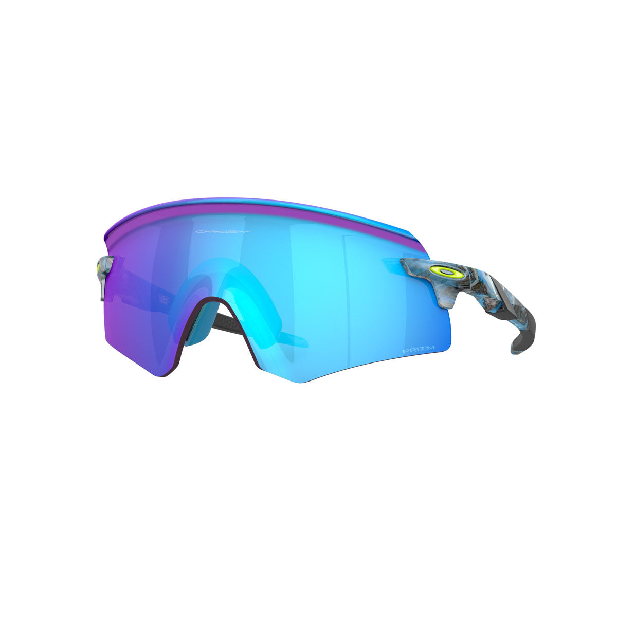 Oakley Encoder Sunglasses CLOSEOUT - Swirl/PRIZM Sapphire