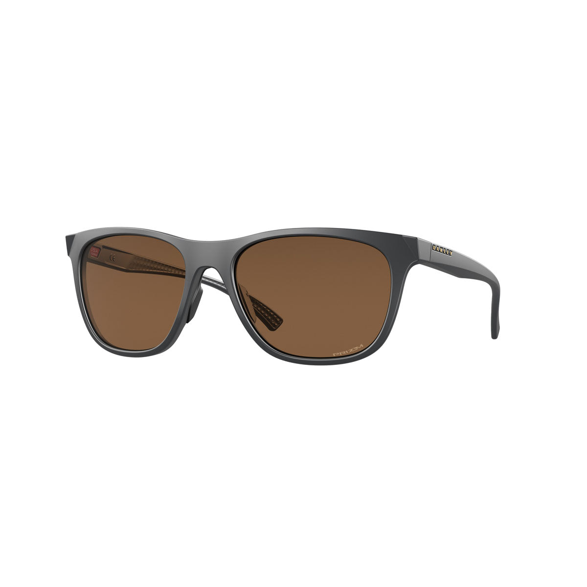 Oakley Womens Leadline Sunglasses CLOSEOUT - Matte Carbon/Prizm Bronze