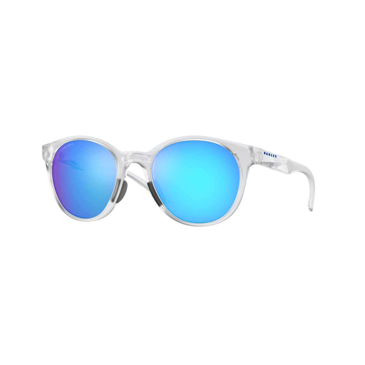 Oakley Womens Spindrift Sunglasses CLOSEOUT - Matte Clear/PRIZM Sapphire