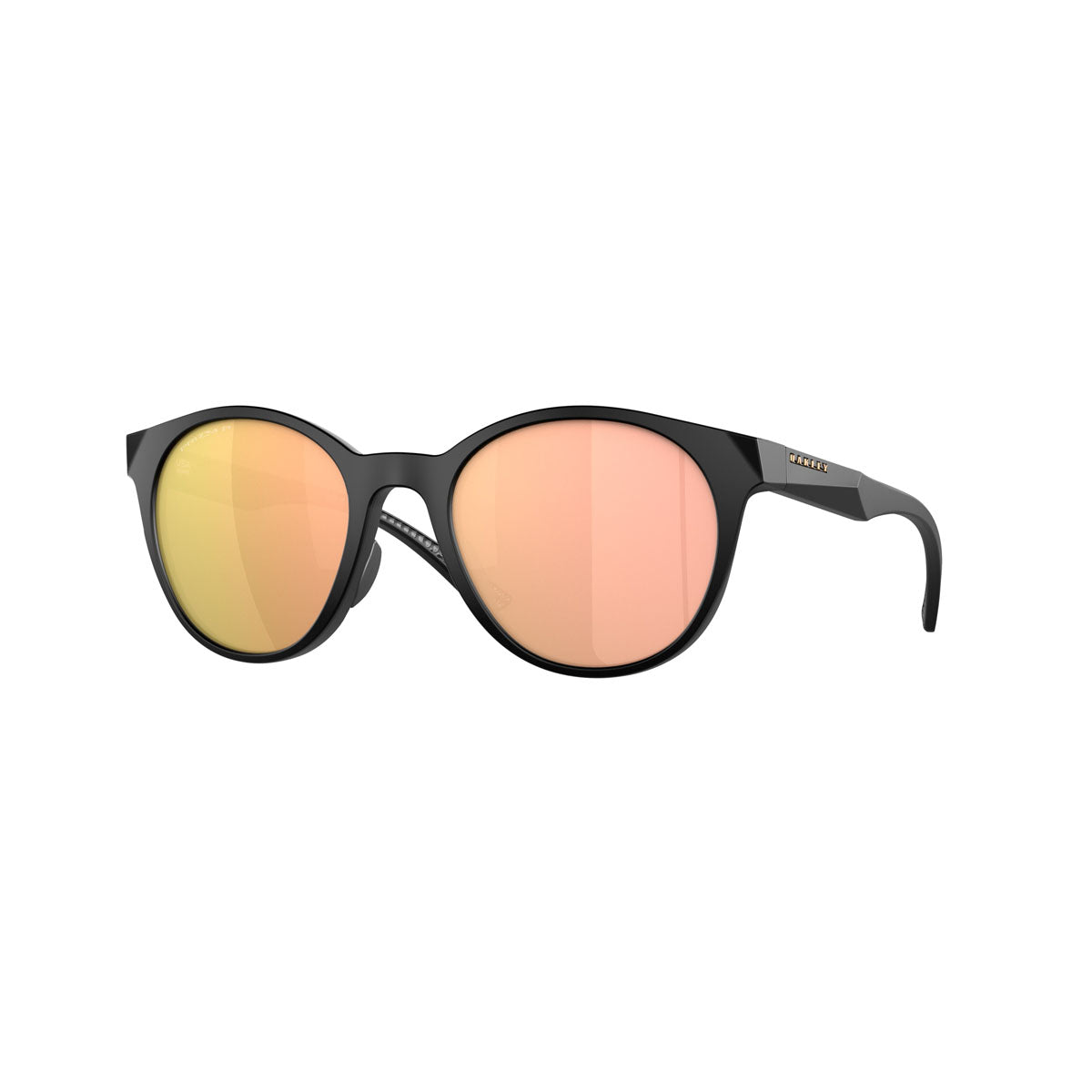 Oakley Womens Spindrift Polarized Sunglasses - Matte Black/PRIZM Rose Gold Polarized