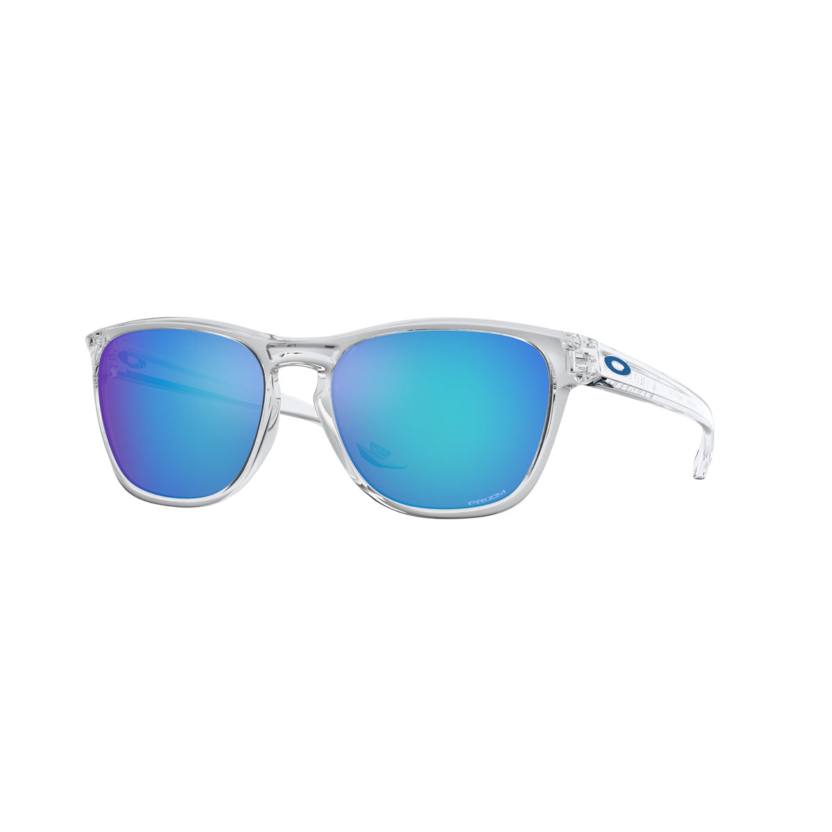 Oakley Manorburn Sunglasses - Polished Clear/PRIZM Sapphire