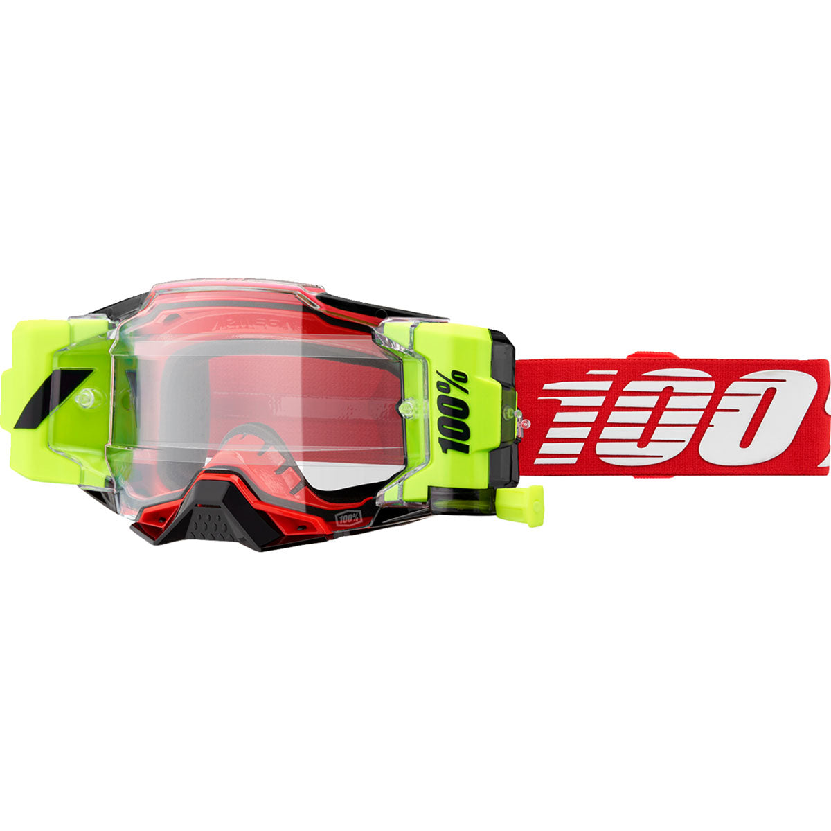 100% Armega Forecast Goggles Red / Clear Lens