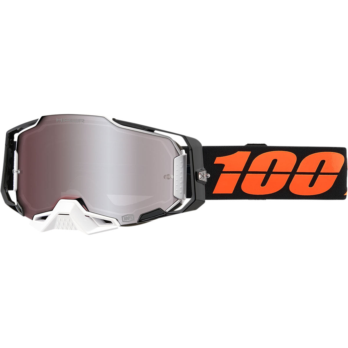 100% Armega Goggles Blacktail / HiPER Silver Mirror Lens