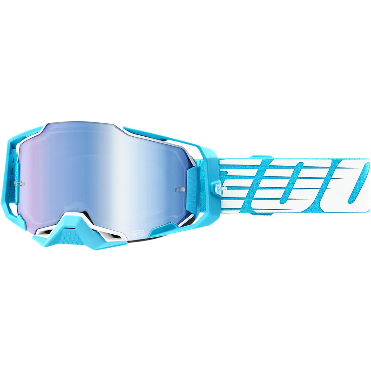 100% Armega Goggles Oversized Sky / Blue Mirror Lens