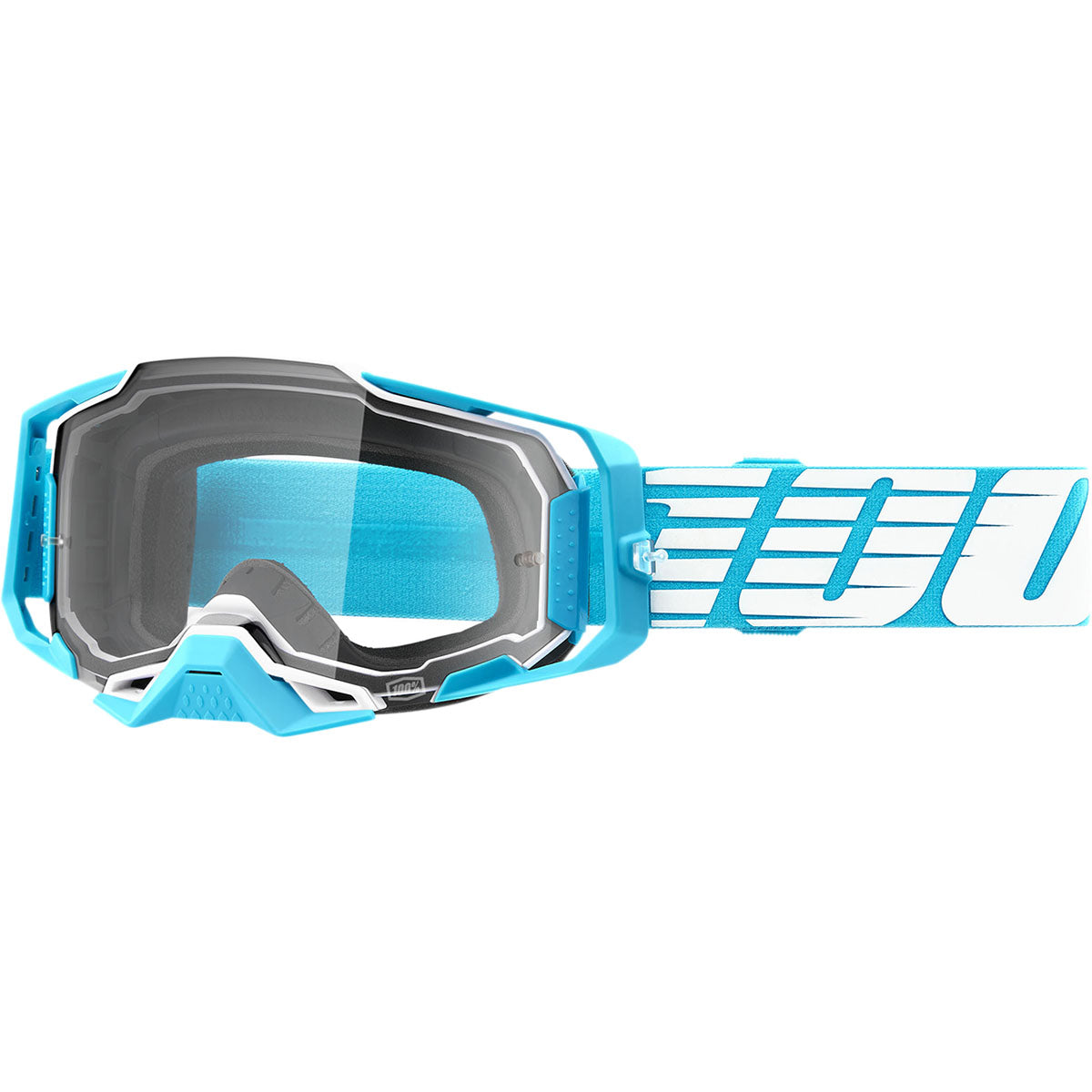 100% Armega Goggles Oversized Sky / Clear Lens