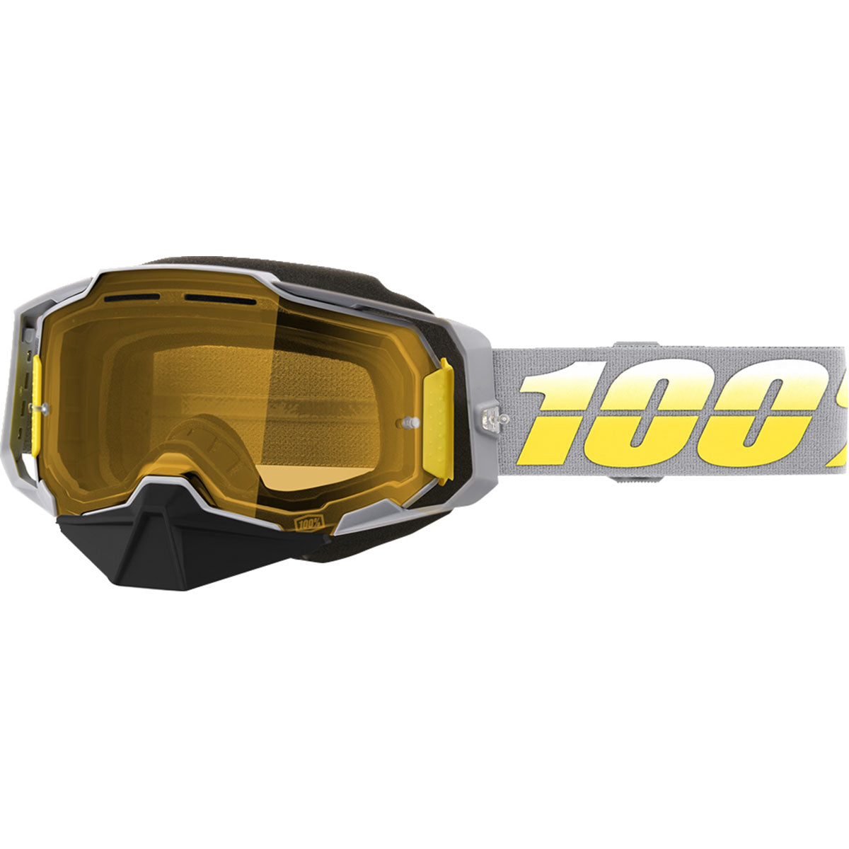 100% Armega Snow Goggles Complex / Yellow Lens