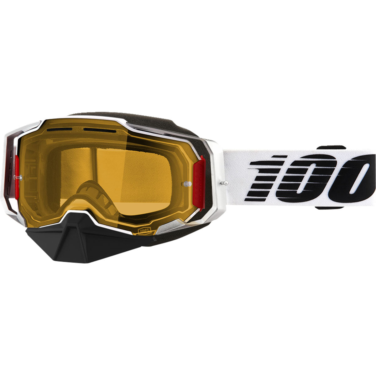 100% Armega Snow Goggles Lightsaber / Yellow Lens