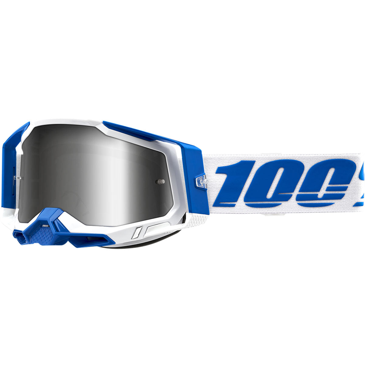 100% Racecraft 2 Goggles Isola / Flash Silver Lens