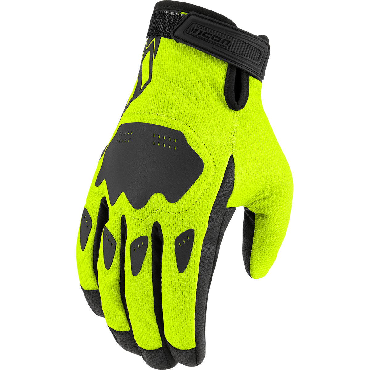 Icon Hooligan CE Gloves - Hi-Viz