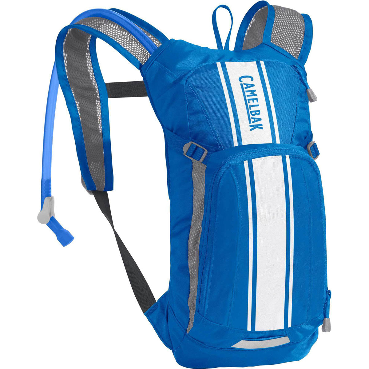 Camelbak Kids Mini Mule 50oz. Hydration Backpack CLOSEOUT - Lapis Blue White Stripe