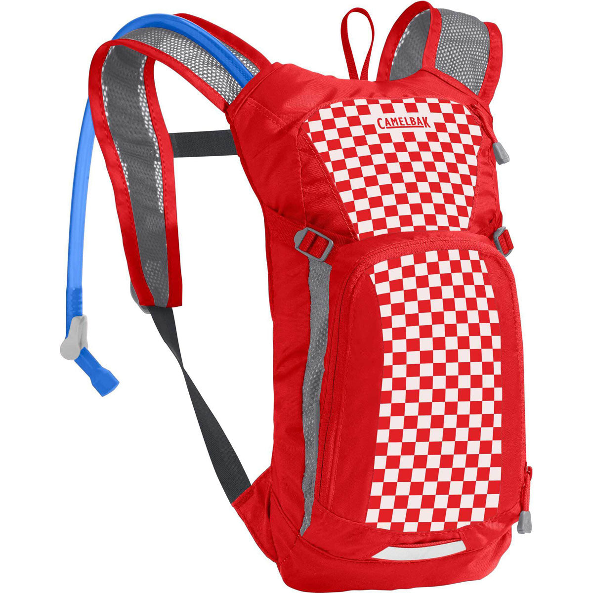 Camelbak Kids Mini Mule 50oz. Hydration Backpack CLOSEOUT - Racing Red Check