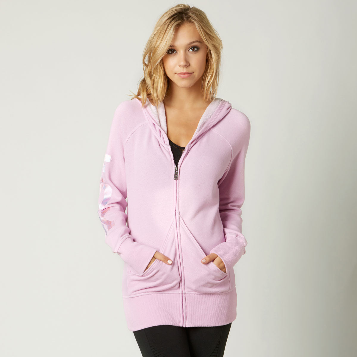 Fox Racing Womens Aimless Zip Hoodie - Pea