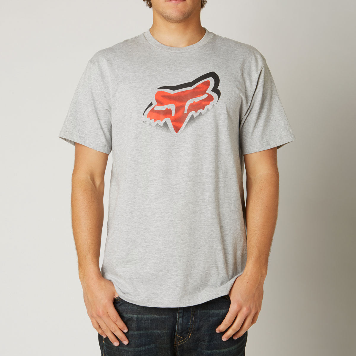 Fox Racing Glitched Tee - Heather Grey