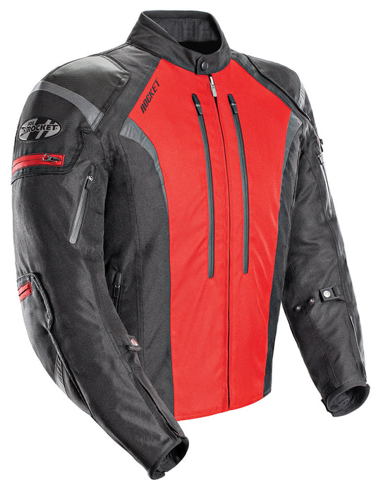 Joe Rocket Atomic 5.0 Textile Jacket - Black/Red