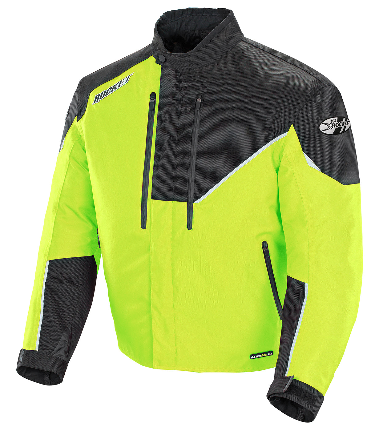 Joe Rocket Alter Ego 4.1 Textile Jacket - HiViz/Black