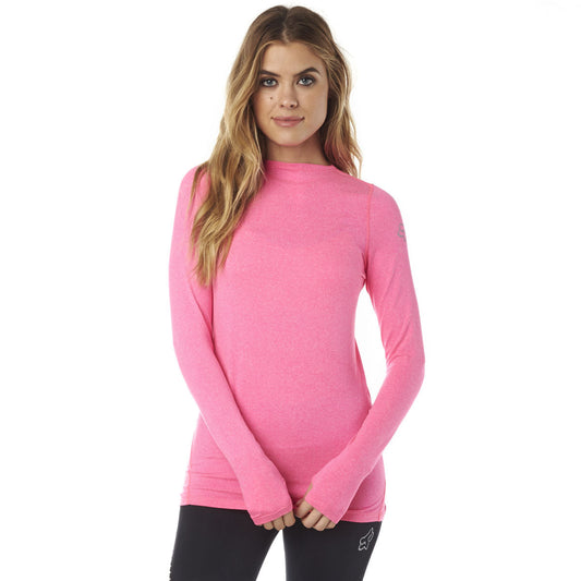 Fox Racing Womens Flexed Longsleeve Tee - Neon Pink