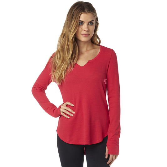 Fox Racing Womens Cited Longsleeve Tee - Bright Rose